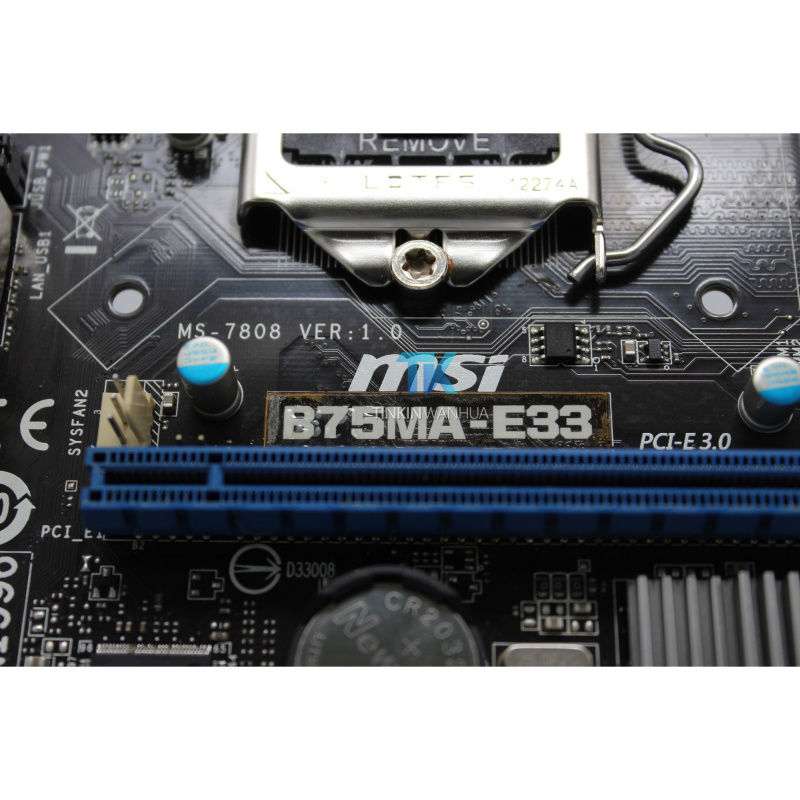 MSI B75MA-E33 Motherboard LGA1155 Intel B75 Micro ATX SATA3 DDR3